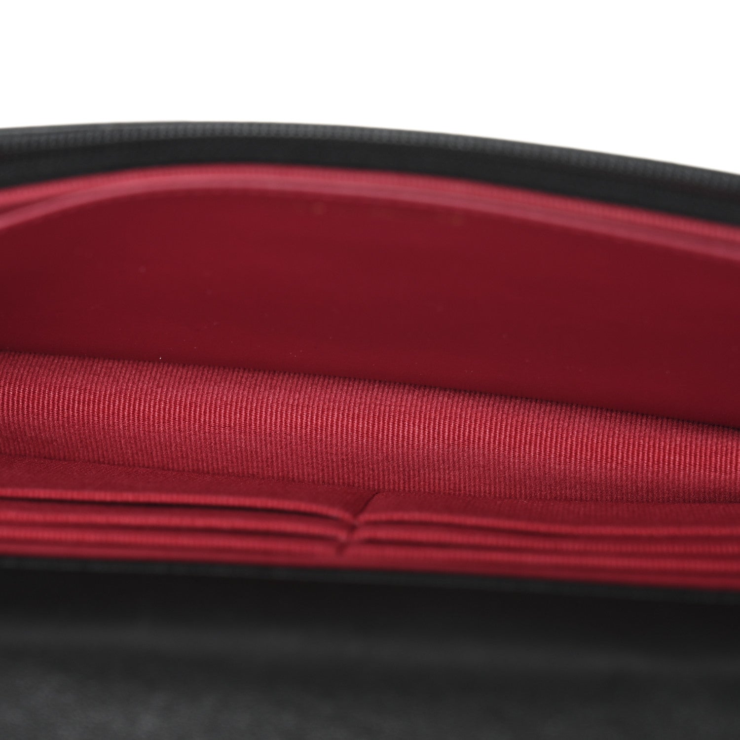 Lambskin Quilted CHNL 19 Wallet On Chain WOC Black
