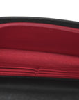 Lambskin Quilted CHNL 19 Wallet On Chain WOC Black