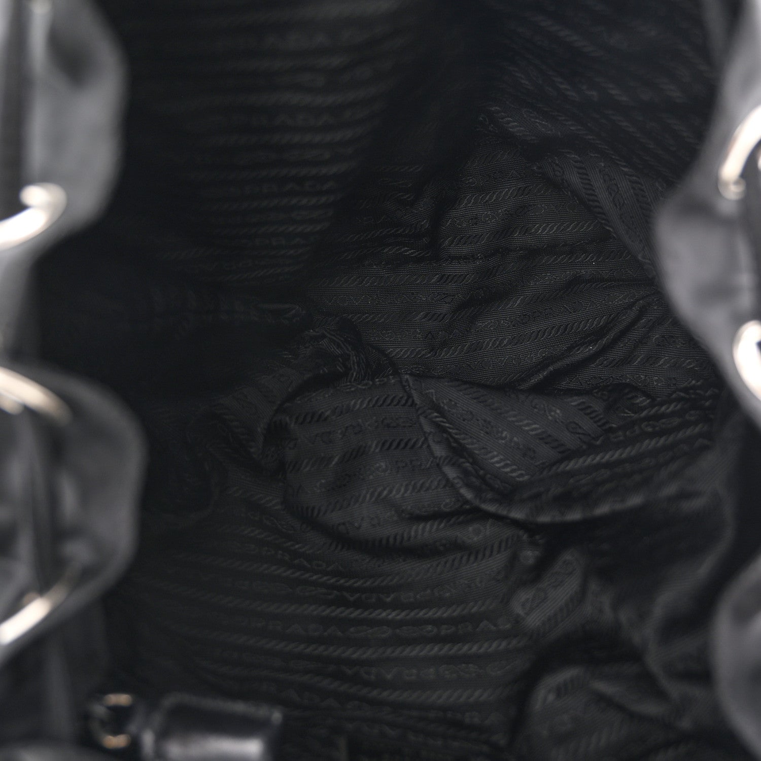 Tessuto Nylon Vela Medium Backpack Black