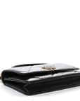 Lambskin Quilted CHNL 19 Wallet On Chain WOC Black