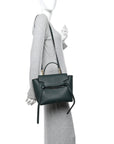 Grained Calfskin Micro Belt Bag Amazone