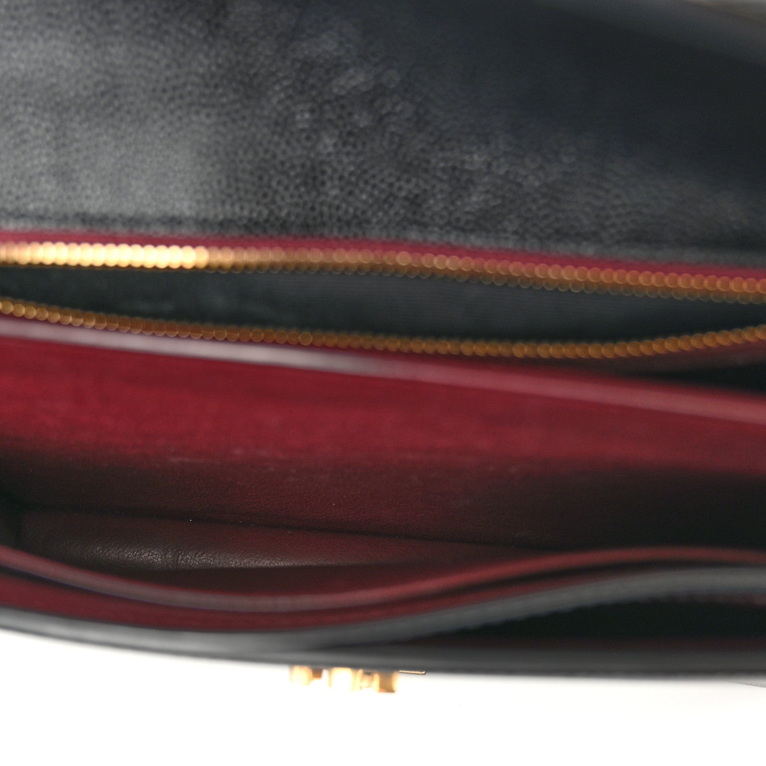 Grain De Poudre Monogram Cassandra Clasp Bag Black Rouge Legion