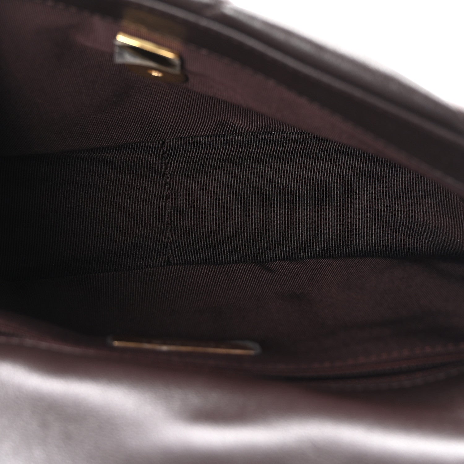 Lambskin Quilted Medium CHNL 19 Flap Dark Brown