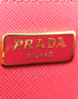 Saffiano Lux Mini Promenade Tote Fuxia
