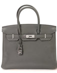 Togo Birkin 30 Gris Meyer