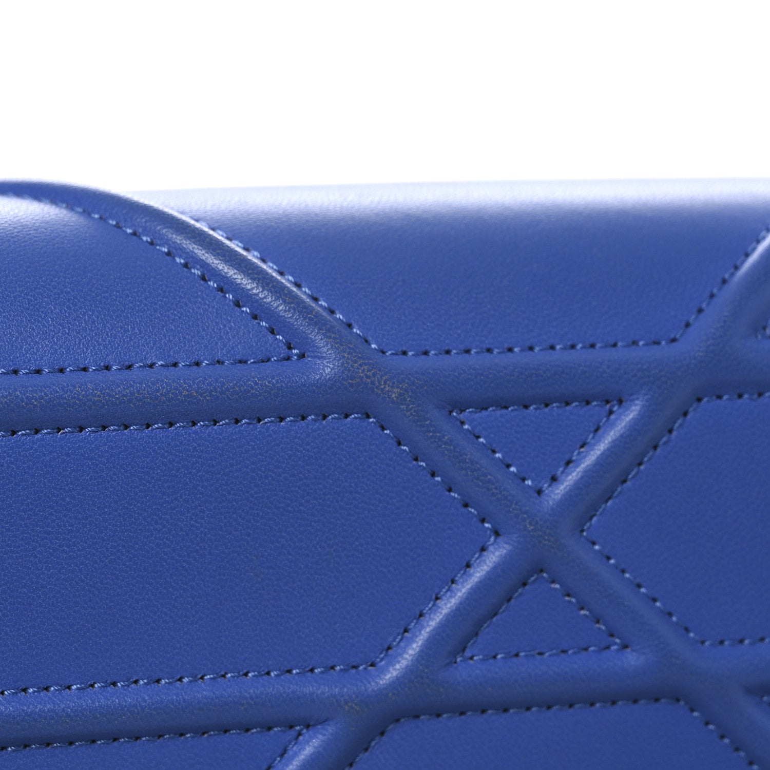 Smooth Calfskin Medium D1ORama Flap Bag Blue
