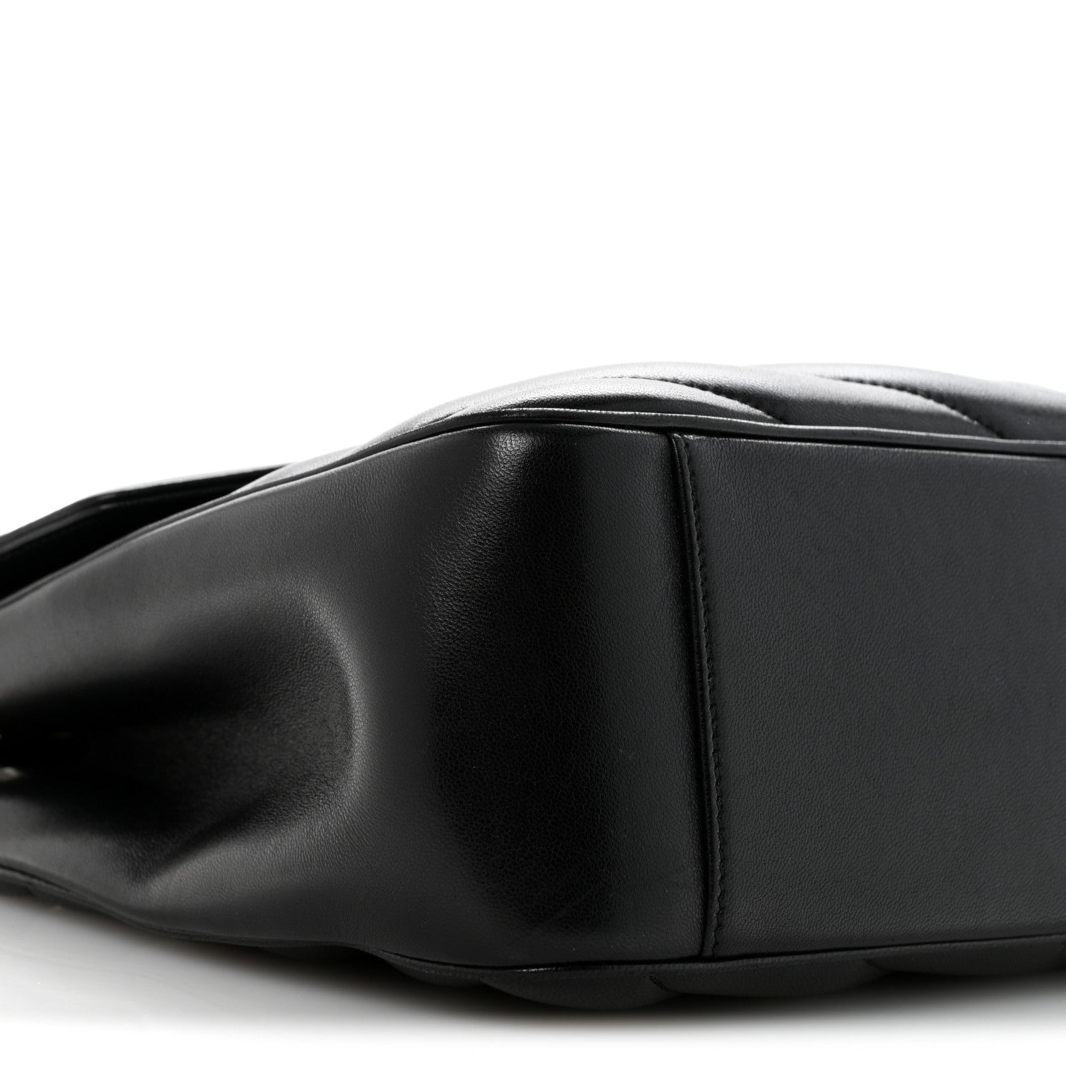 Lambskin Quilted Monogram Large Loulou Black