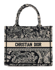 Canvas Embroidered Small D1ORiviera Toile De Jouy Book Tote Blue