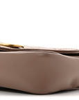 Calfskin Matelasse Super Mini GG Marmont Shoulder Bag Porcelain Rose