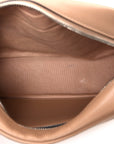 Calfskin Matelasse Monochrome Small GG Marmont Chain Shoulder Bag Camelia