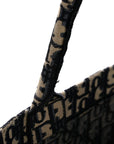 Oblique Large Book Tote Blue Multicolor