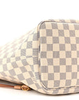 Damier Azur Neo Neverfull MM Rose Ballerine