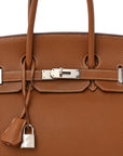 Togo Horseshoe Birkin 35 Gold Orange