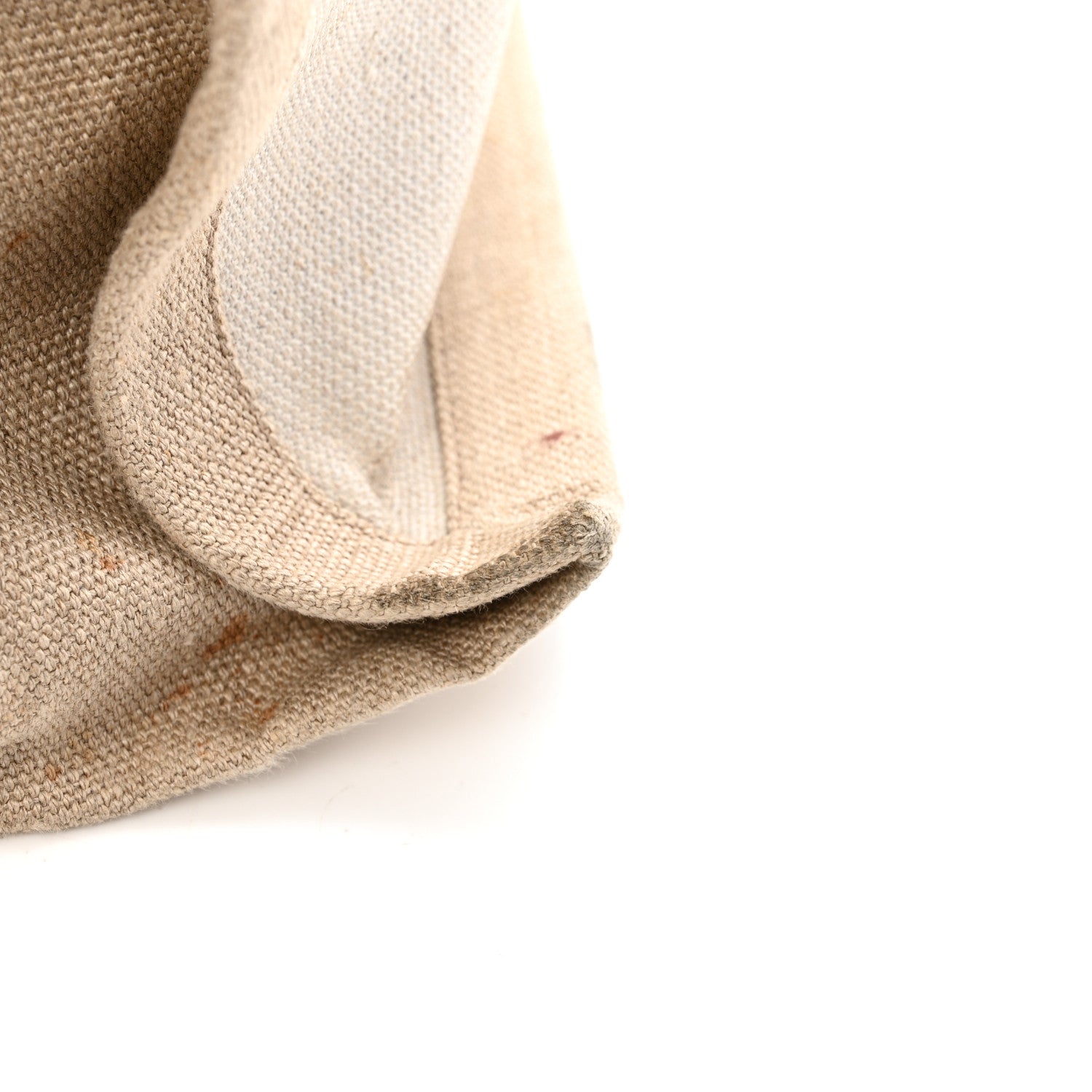 Linen Calfskin Rive Gauche Tote Optic White