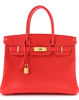 Epsom BIRKIN 30 Rouge de Coeur