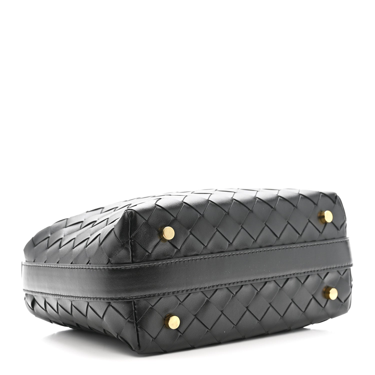 Calfskin Nappa Intrecciato Mini Wallace Black