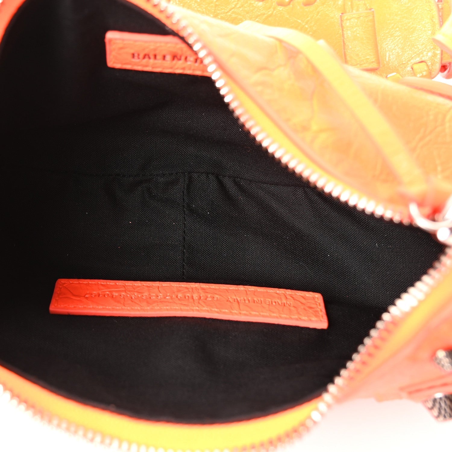 Agneau Arena Le Cagole Shoulder Bag XS Orange