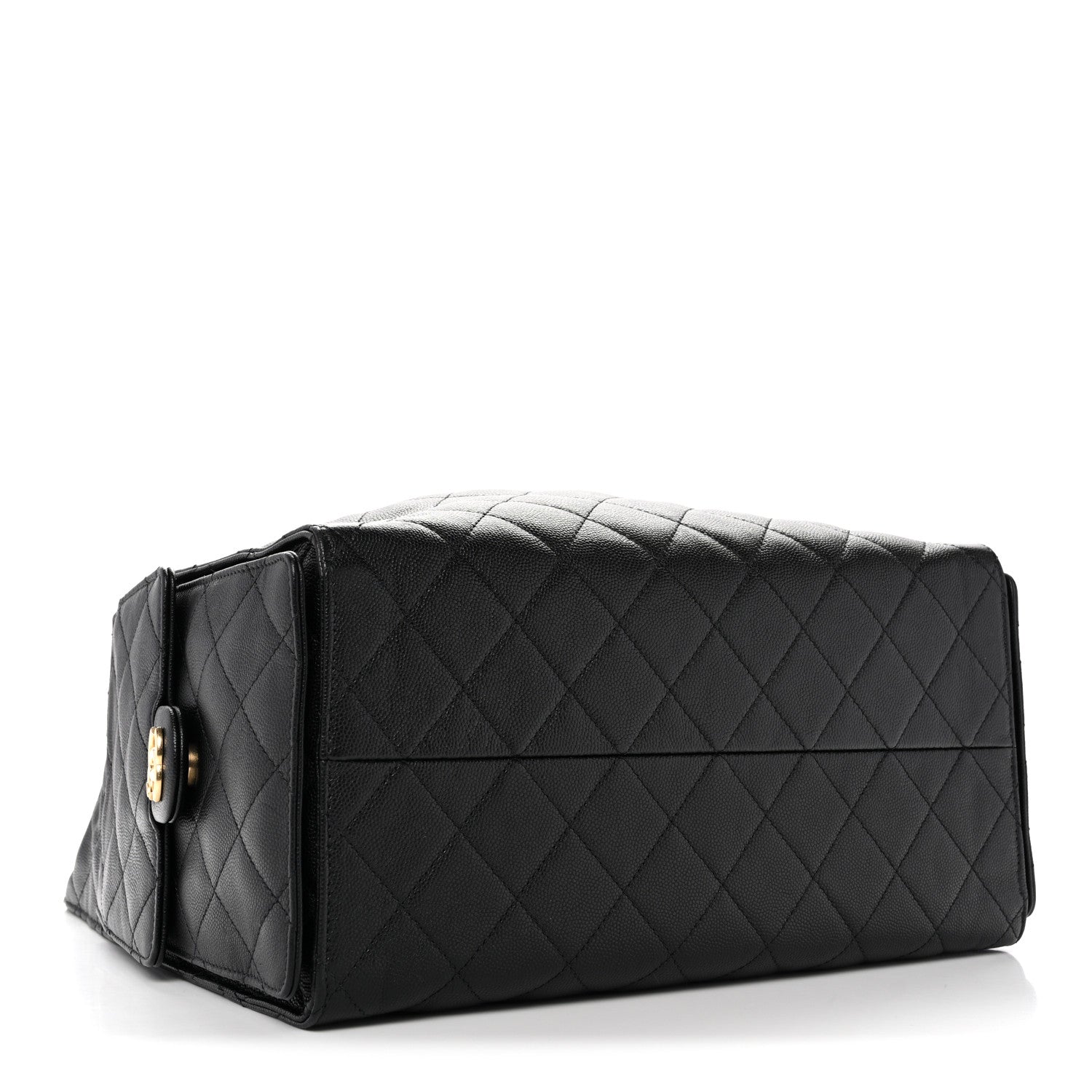 Caviar Quilted Medium CHNL 25 Handbag Black
