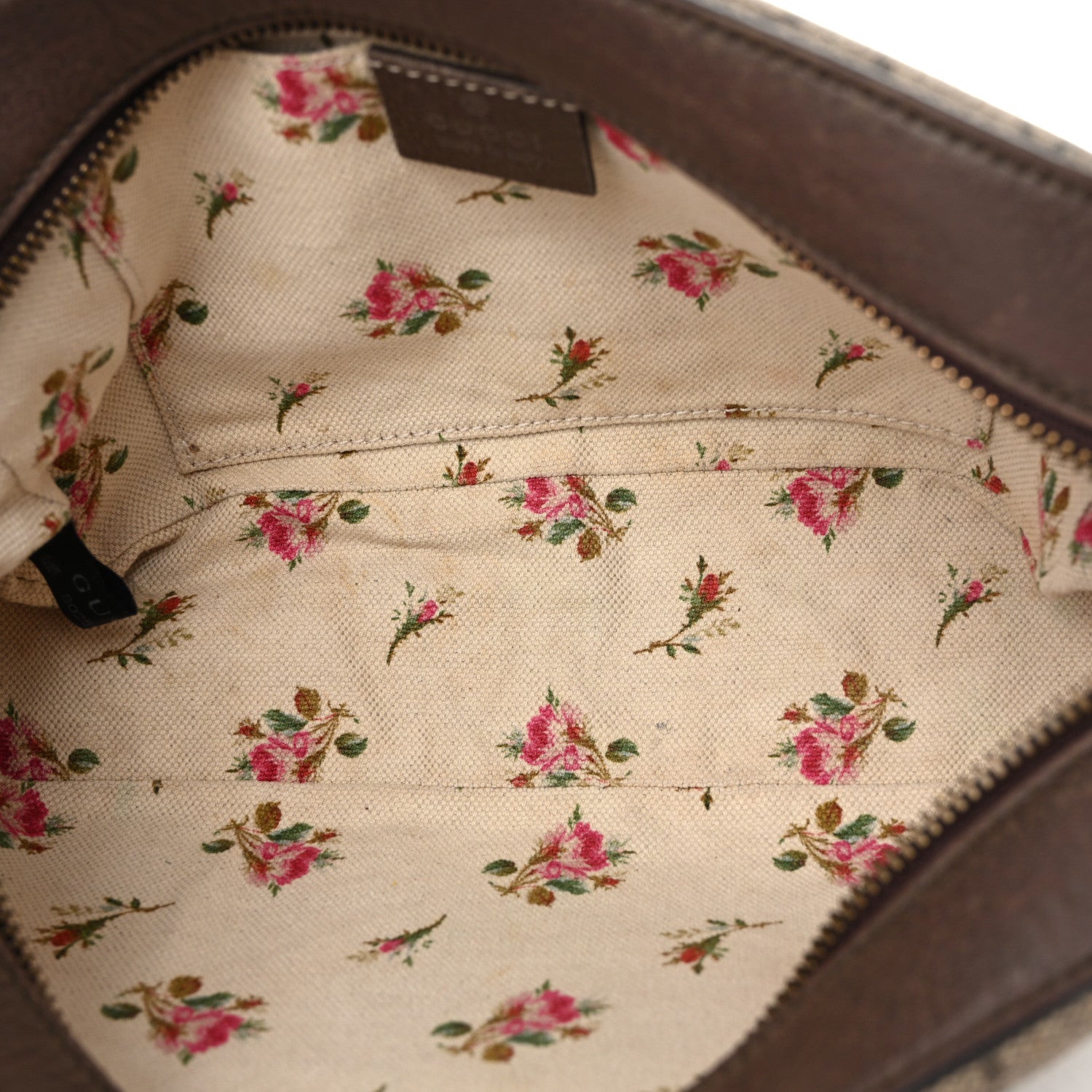 GG Supreme Monogram Web Neo Vintage Shoulder Bag Beige New Acero Crop