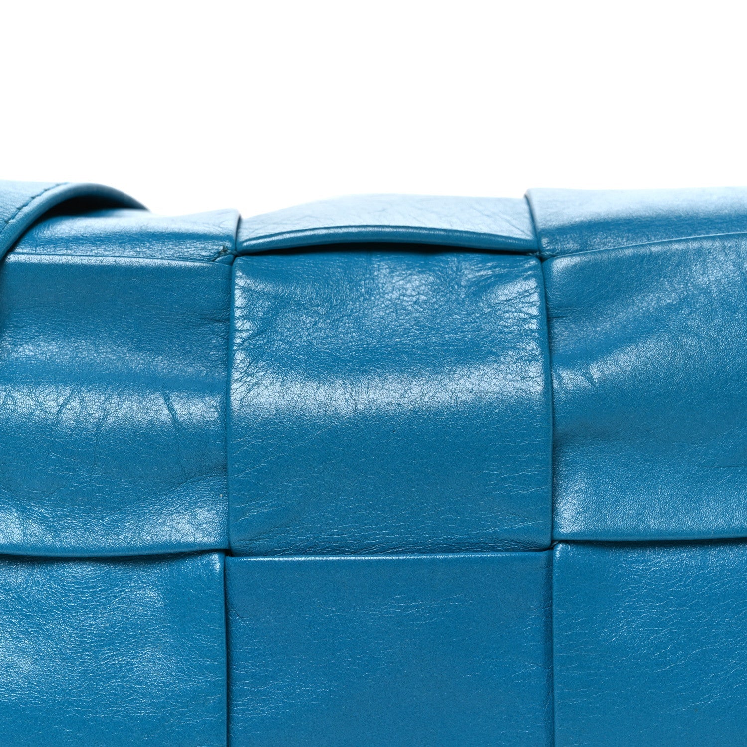 Paper Calfskin Maxi Intreccio Cassette Crossbody Bag Blaster