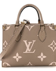 Empreinte Monogram Giant Onthego PM Tourterelle Creme