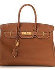 Togo Birkin 35 Gold