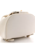 Caviar Quilted Mini Business Affinity Backpack White