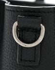 Drummed Calfskin Nano Luggage Black
