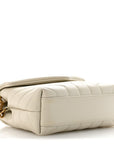 Calfskin Y Quilted Monogram Toy Loulou Crossbody Bag Crema Soft