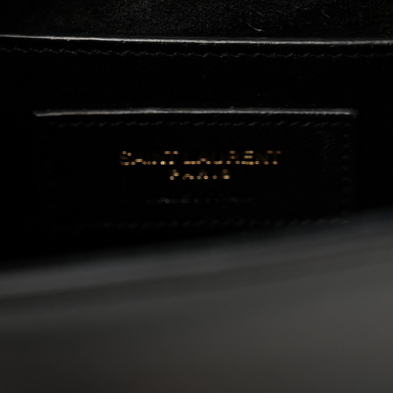 Patent Small Monogram Kate Satchel Black