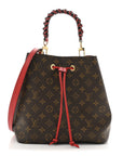 Monogram Braided Neonoe Coquelicot