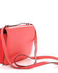 Epsom Enamel Constance 18 Rose Texas Rouge De Coeur