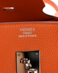 Togo Birkin 35 Orange