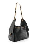 Caviar Quilted Small CHNL 25 Handbag Black