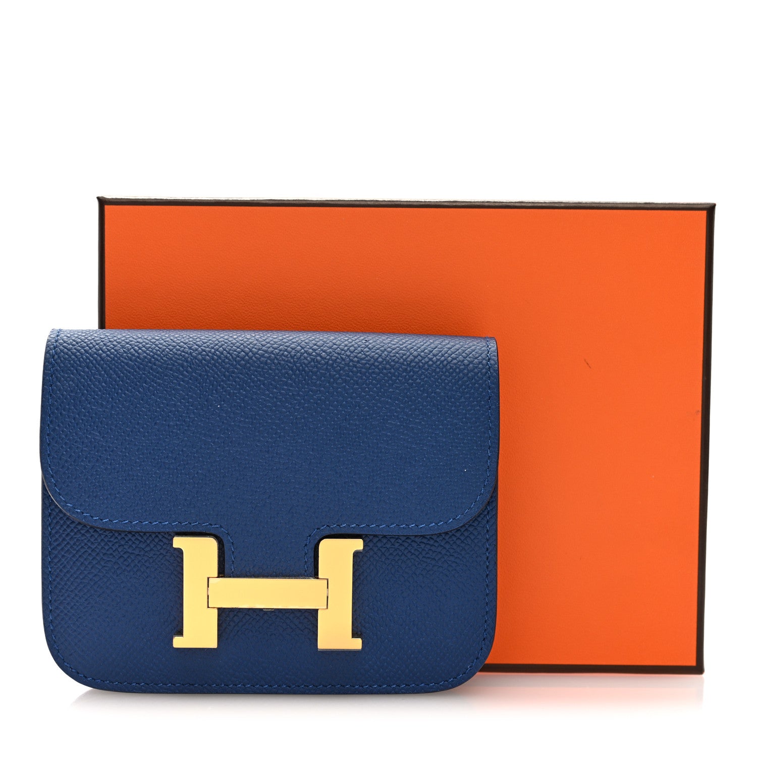 Epsom Constance Slim Wallet Bleu Tie