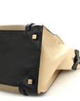 Smooth Calfskin Mini Tri-Color Luggage Grey
