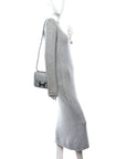 Metallic Chevre Chamkilight Constance 18 Argent