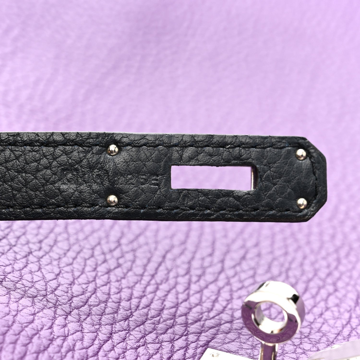 Taurillon Clemence Eclat So Kelly 26 Ultraviolet Bleu Obscur