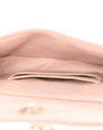 Lambskin Cannage D1OR Talk Phone Pouch Rose Poudre