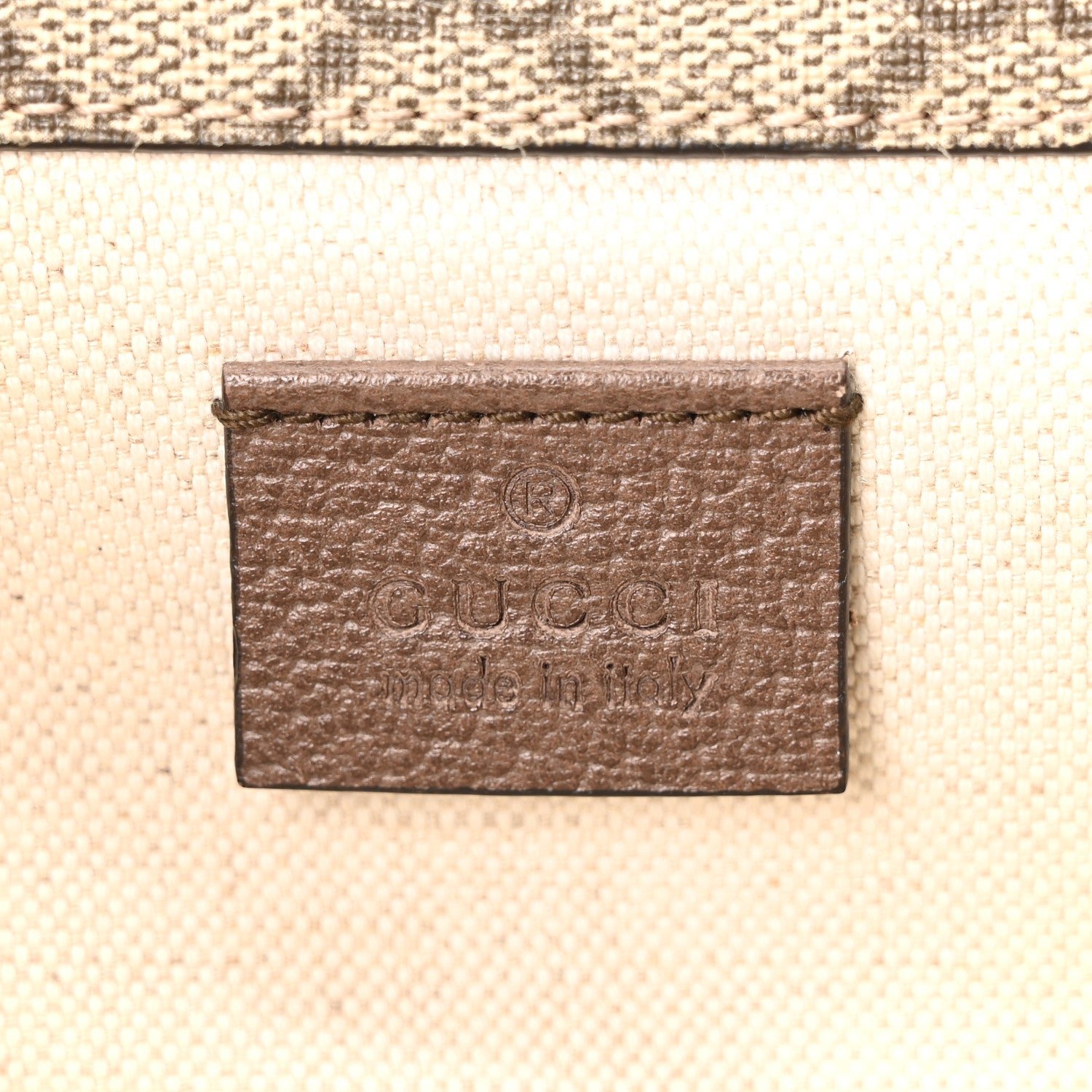 GG Supreme Monogram Web Small Neo Vintage Double Flap Messenger Bag Beige New Acero