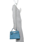 Togo Kelly Retourne 28 Blue Jean