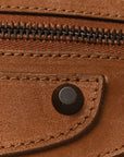 Suede Calfskin Classic Hardware Medium Le City Camel