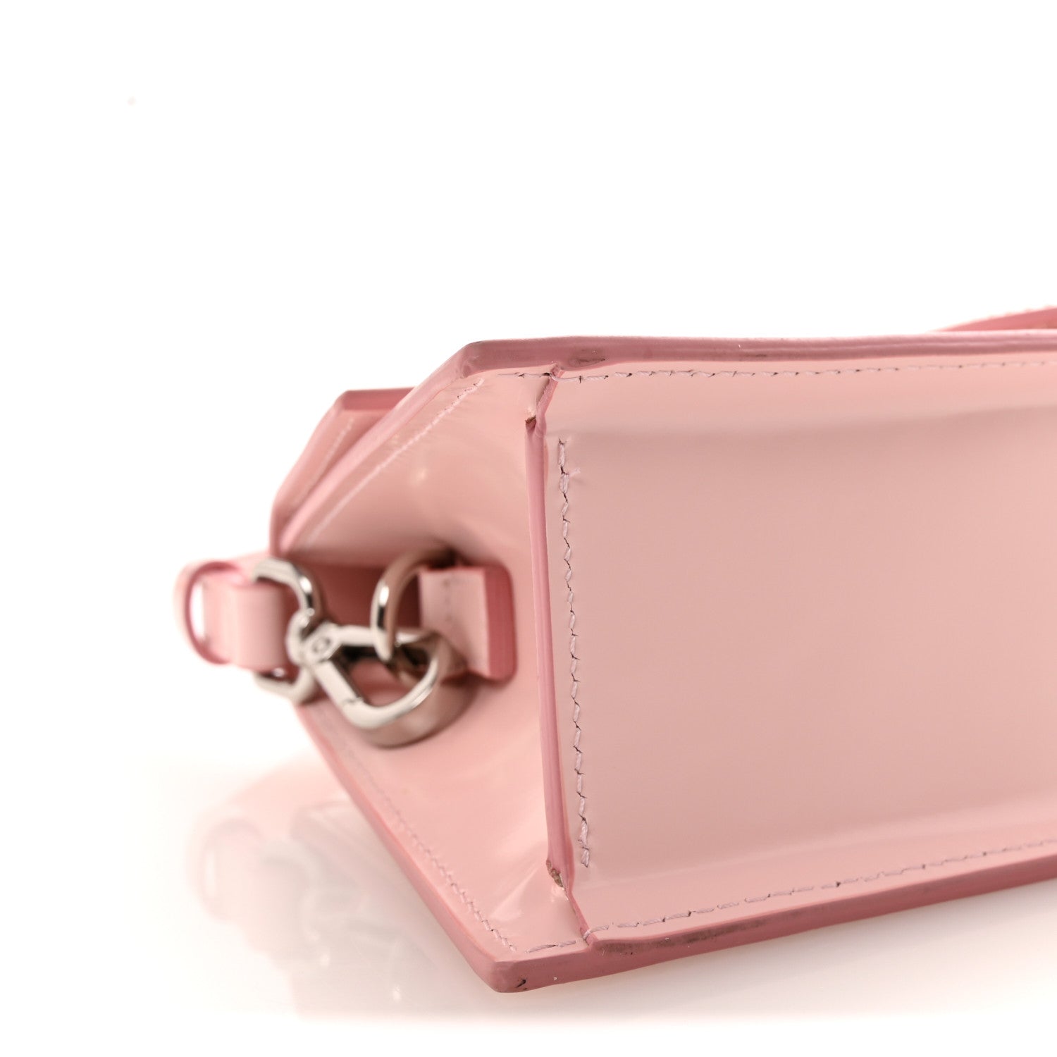 Glazed Calfskin Le Grand Bambino Pale Pink