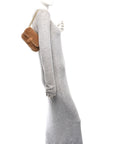 Faux Fur Calfskin Mini The Teddy J Marc Shoulder Bag Camel