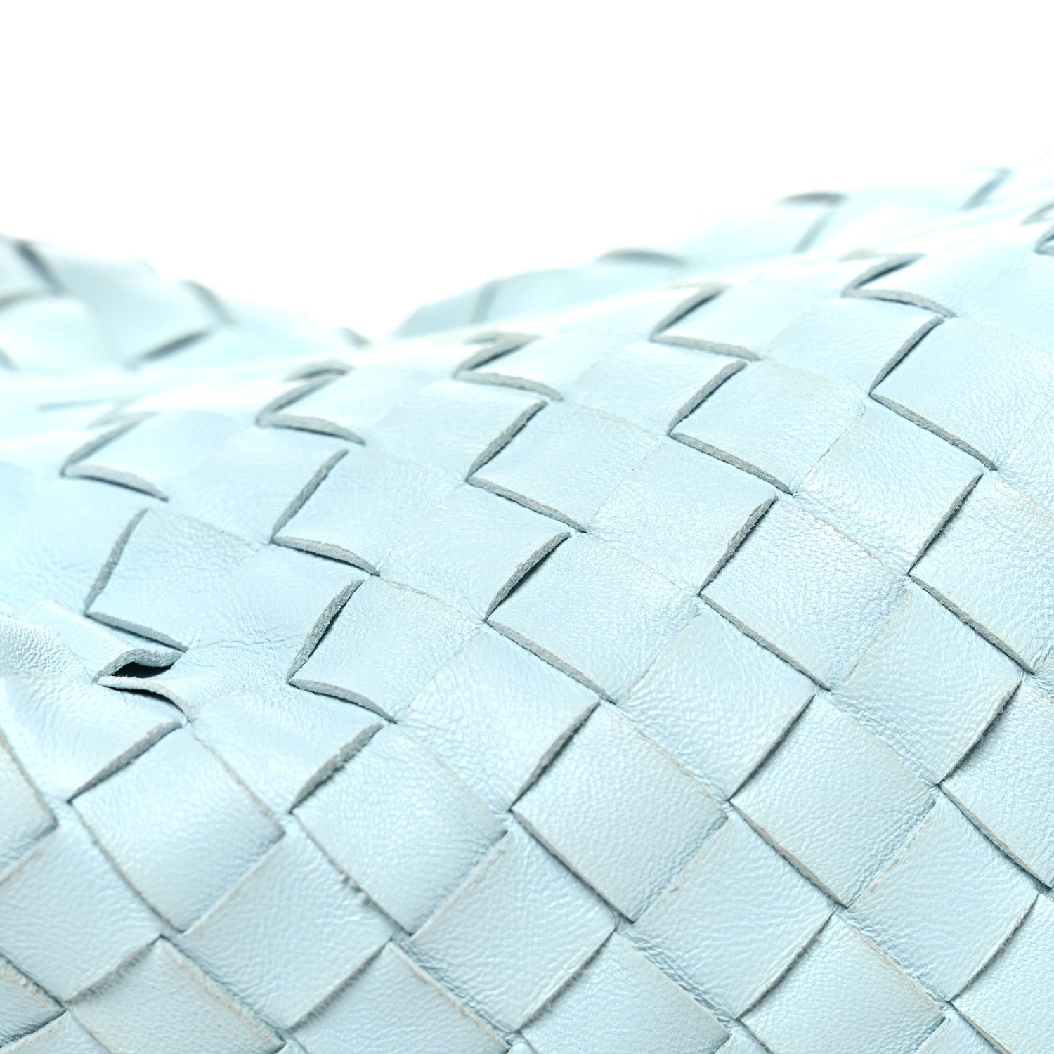 Nappa Intrecciato Teen Jodie Hobo Teal Washed