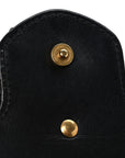 Calfskin Matelasse GG Marmont Chain Wallet Black