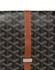 Goyardine Belvedere II MM Messenger Bag Black Gold