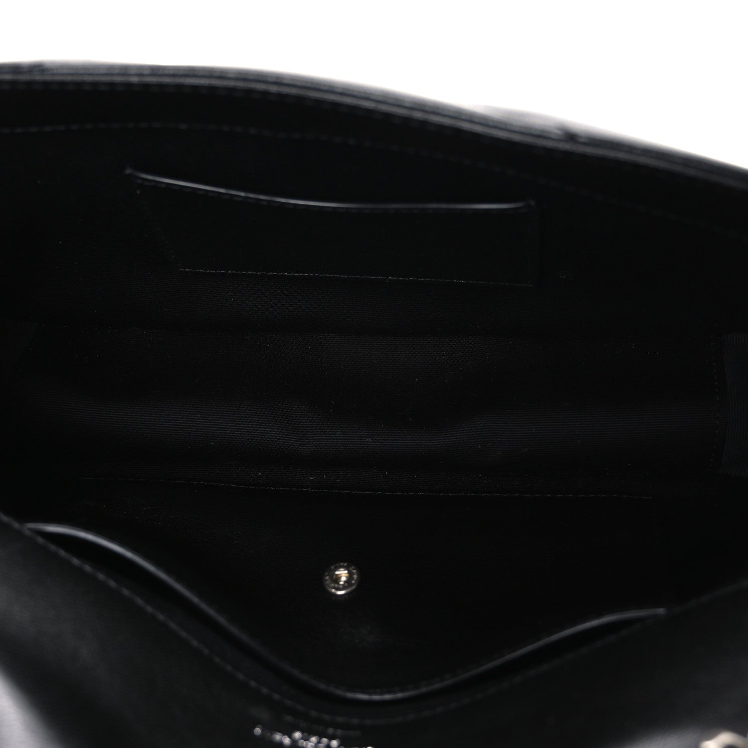 Lambskin Chevron Quilted Small LouLou Black