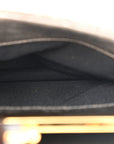 Metallic Matelasse Lux Mini Crossbody Tote Cromo