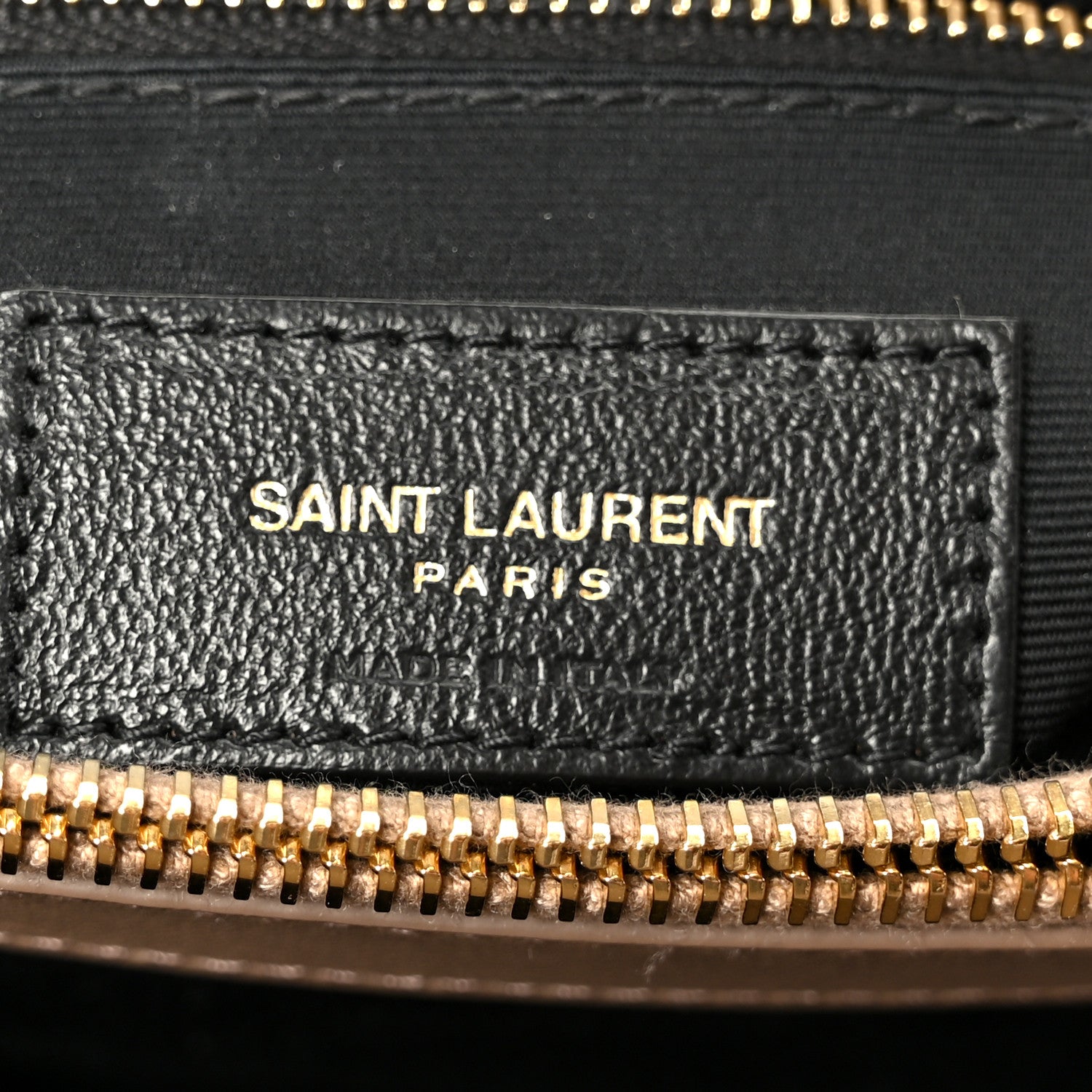 Suede Y Quilted Monogram Medium Loulou Chain Satchel Taupe